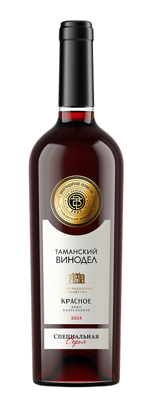 Вино п/сл красное "Таманский Винодел - Специальная серия"